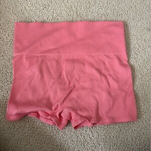 Target Pink Ribbed Women's Bike Shorts